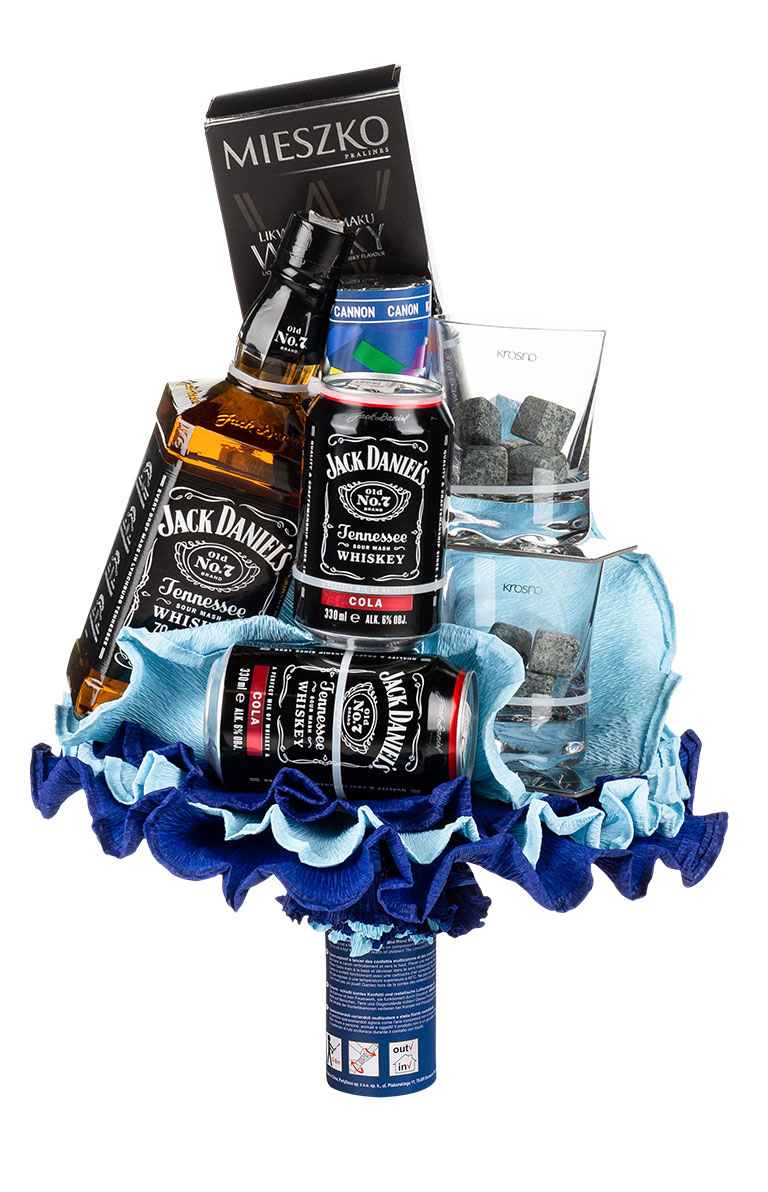 Dárková kytice - Jack Daniel's Set