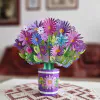 3D Kytice -  Barevné sedmikrásky