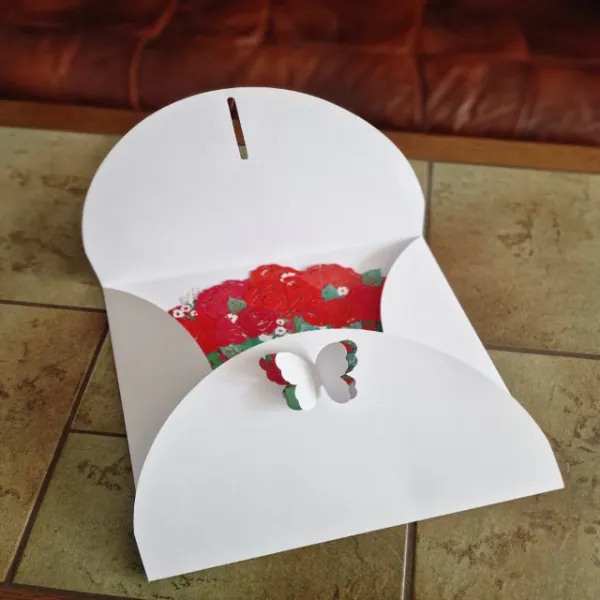3D Kytice -  Červené růže