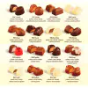 Belgické plněné pralinky - zlatá -  200g