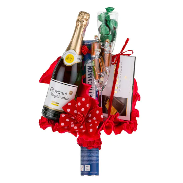 Dárková kytice - Champagne Set