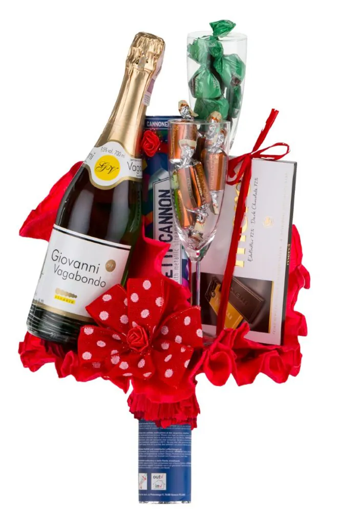 Dárková kytice Champagne Set