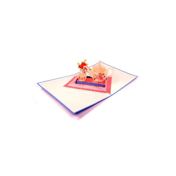 3D Přání -  Čajník a hrnek