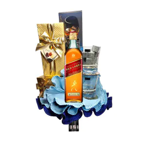 Dárková kytice - Johnnie Walker Red Label