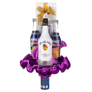 Dárková kytice - Malibu Piña Colada Cocktail Set