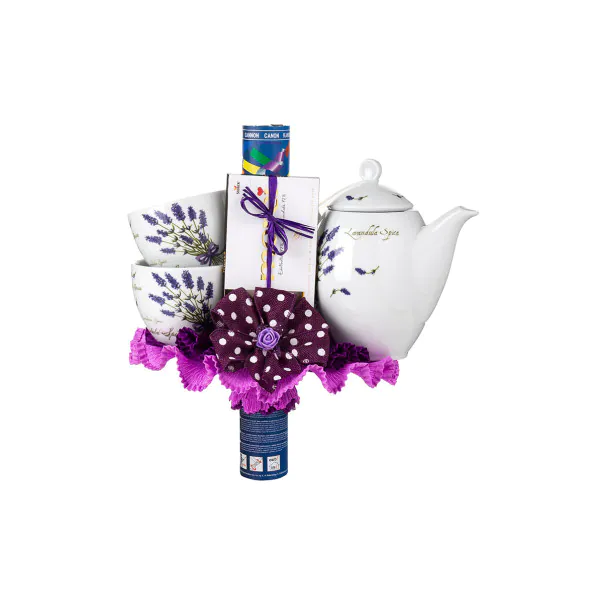 darkova_kytice_cajnik.jpg Dárková kytice - Čajový set