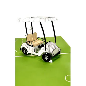 3D Přání -  Golfový vozík