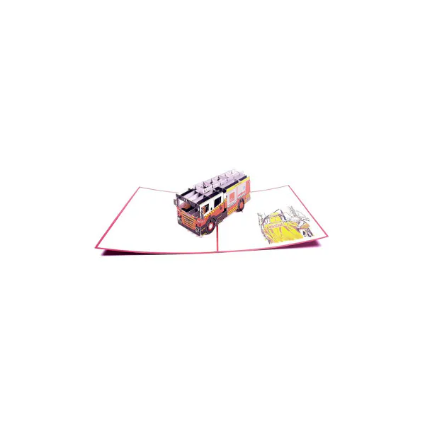 3D Přání - Hasičský vůz