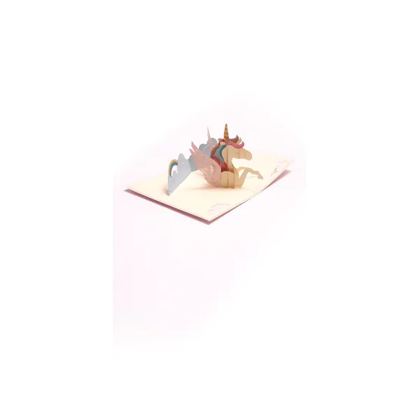 3D Přání - Jednorožec