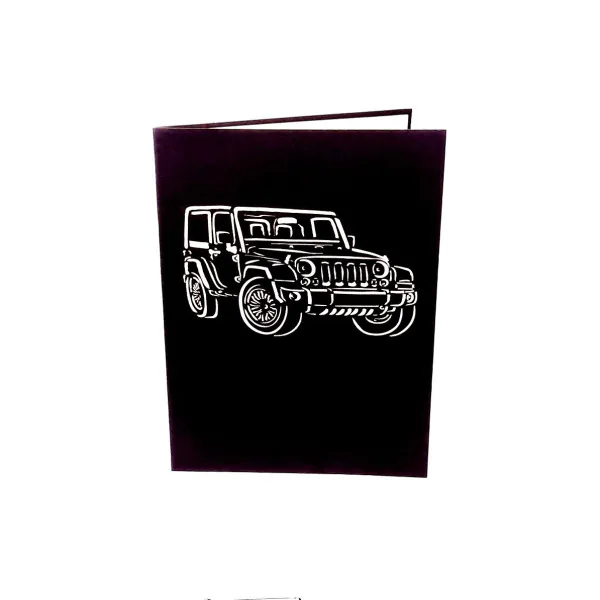 3D Přání -  Jeep