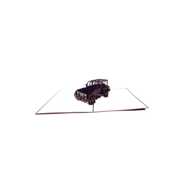 3D Přání -  Jeep