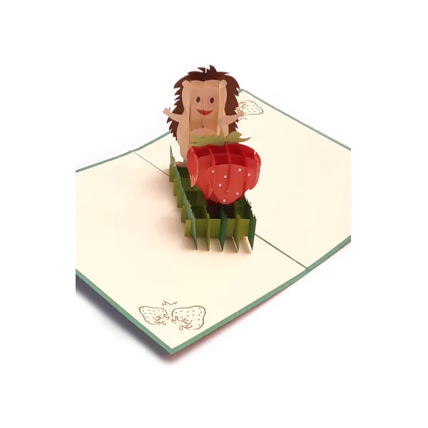 3D Přání -  Ježek