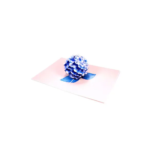3D Přání -  Květ Hortenzie