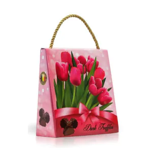 Hořké čokoládové lanýže - Tulipány - 250g