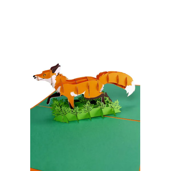 3D Přání -  Liška