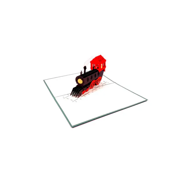 3D Přání - Lokomotiva