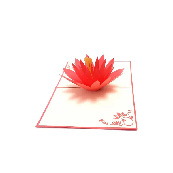 3D Přání -  Lotosový květ