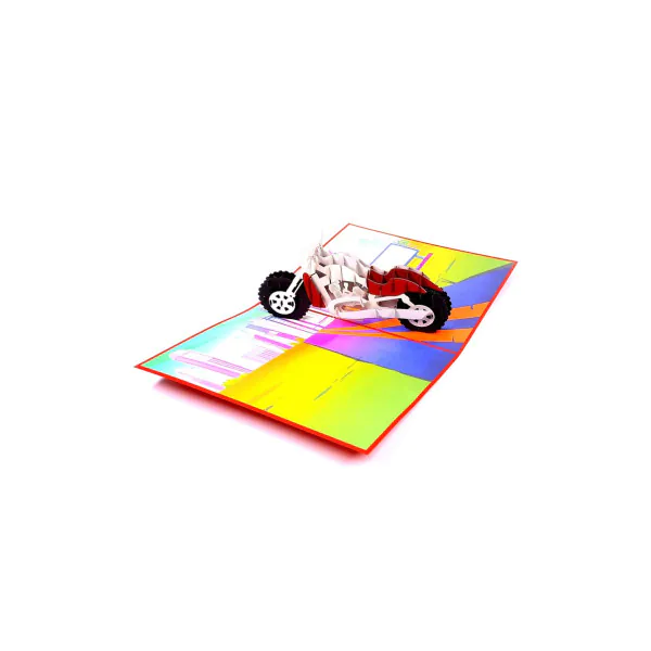 3D Přání -  Motorka