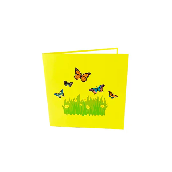 3D Přání -  Motýli