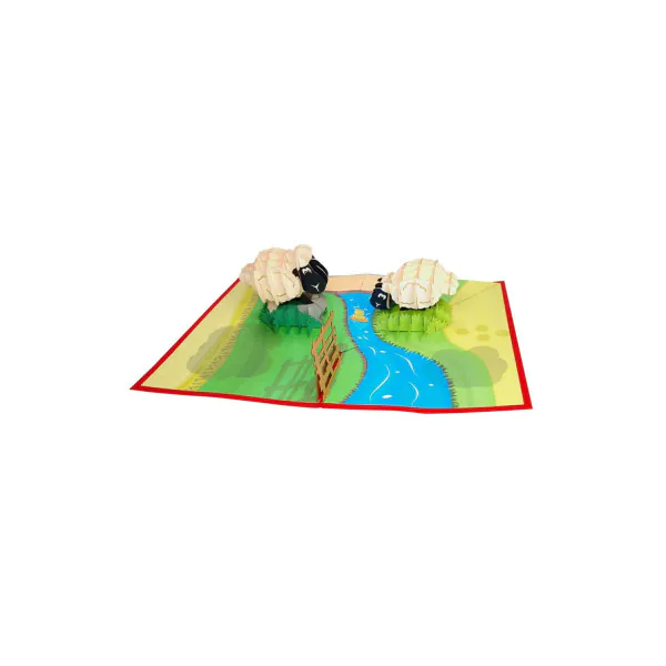 3D Přání -  Ovečky