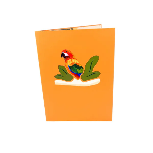 3D Přání -  Papoušek