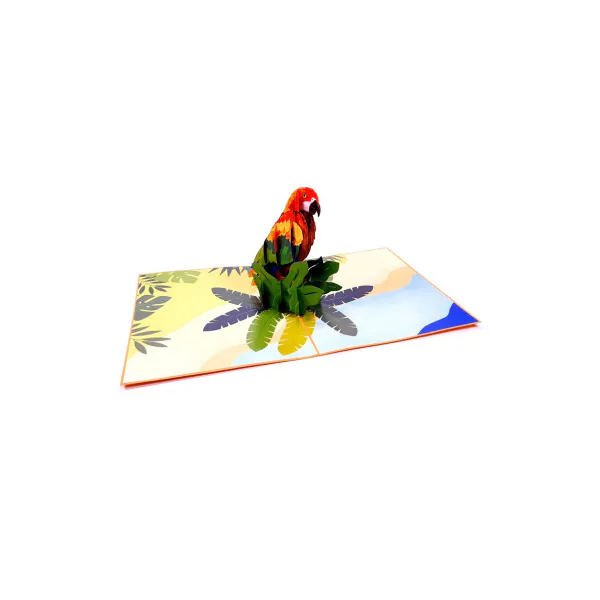 3D Přání -  Papoušek