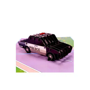 3D Přání -  Policejní vůz