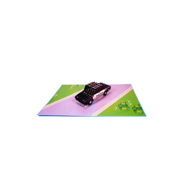 3D Přání -  Policejní vůz
