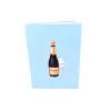 3D Přání -  Champagne