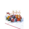 3D Přání -  Santa nad Městečkem