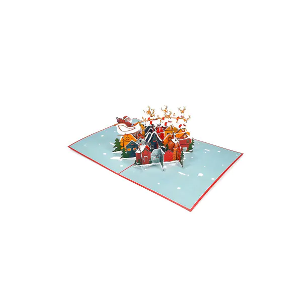 3D Přání -  Santa nad Městečkem