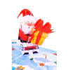 3D Přání -  Santa s dárečkem
