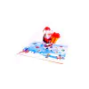 3D Přání -  Santa s dárečkem