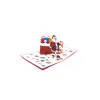 3D Přání -  Santa s pytlem dárků