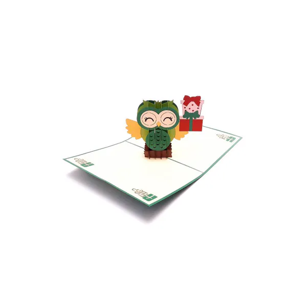 3D Přání - Sovička