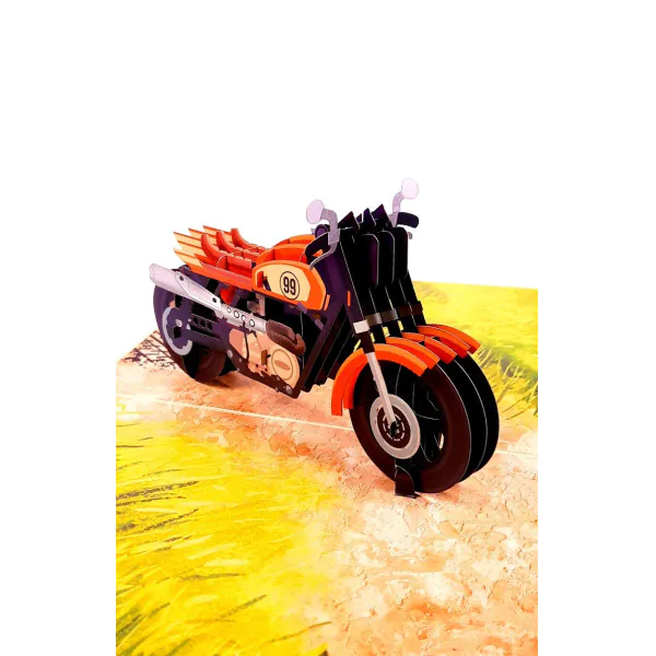 3D Přání -  Sportovní motorka