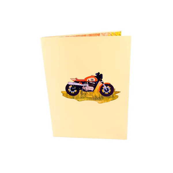 3D Přání -  Sportovní motorka