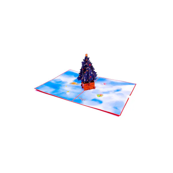 3D Přání -  Vánoční stromeček 2