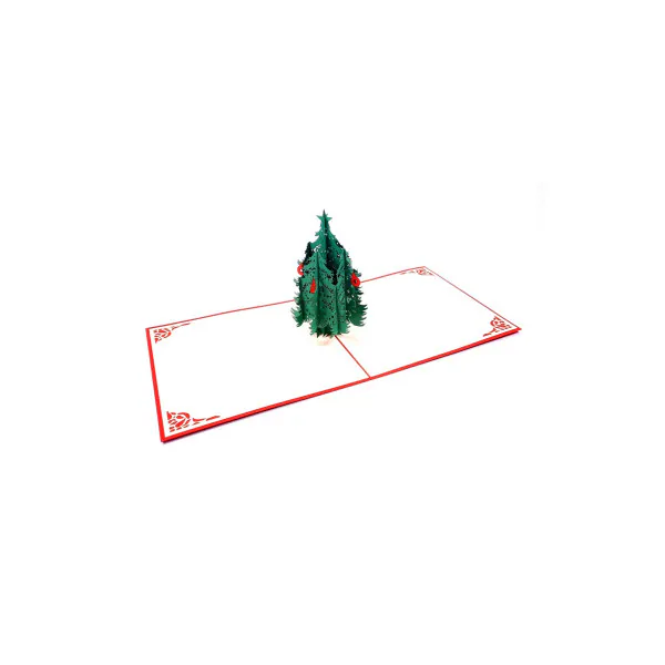 3D Přání - Vánoční stromeček