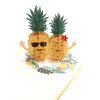 3D Přání - Veselé Ananasy