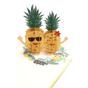 3D Přání - Veselé Ananasy